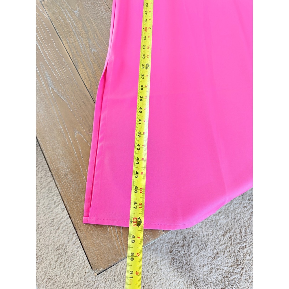 Tuckernuck Hot Pink Feather Jamie Dress Womens Hot Pink Size Medium - Picture 8 of 8
